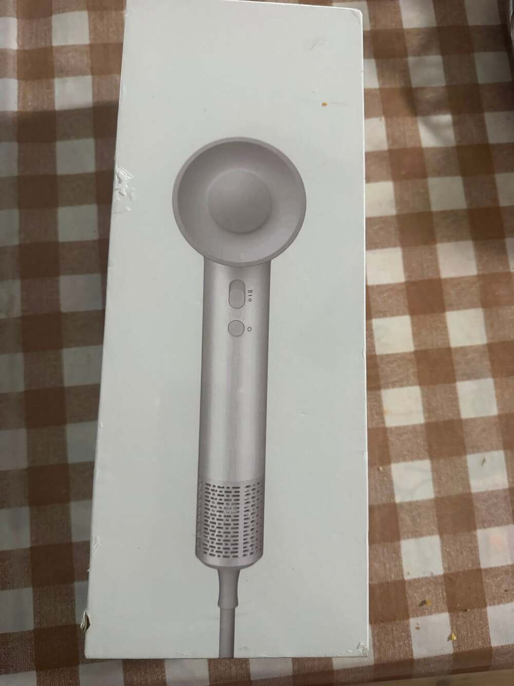High-Speed Hair Dryer 1600W 105000 RPM White Silver